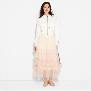Wicked Paul Tazewell Target Collab Pink Ombré Tulle Butterfly Skirt